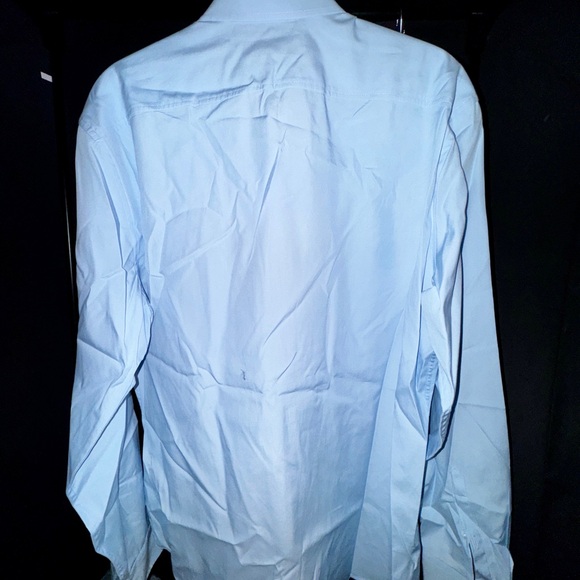 Burberry Light Blue Men's Dress Shirt - Picture 4 of 4